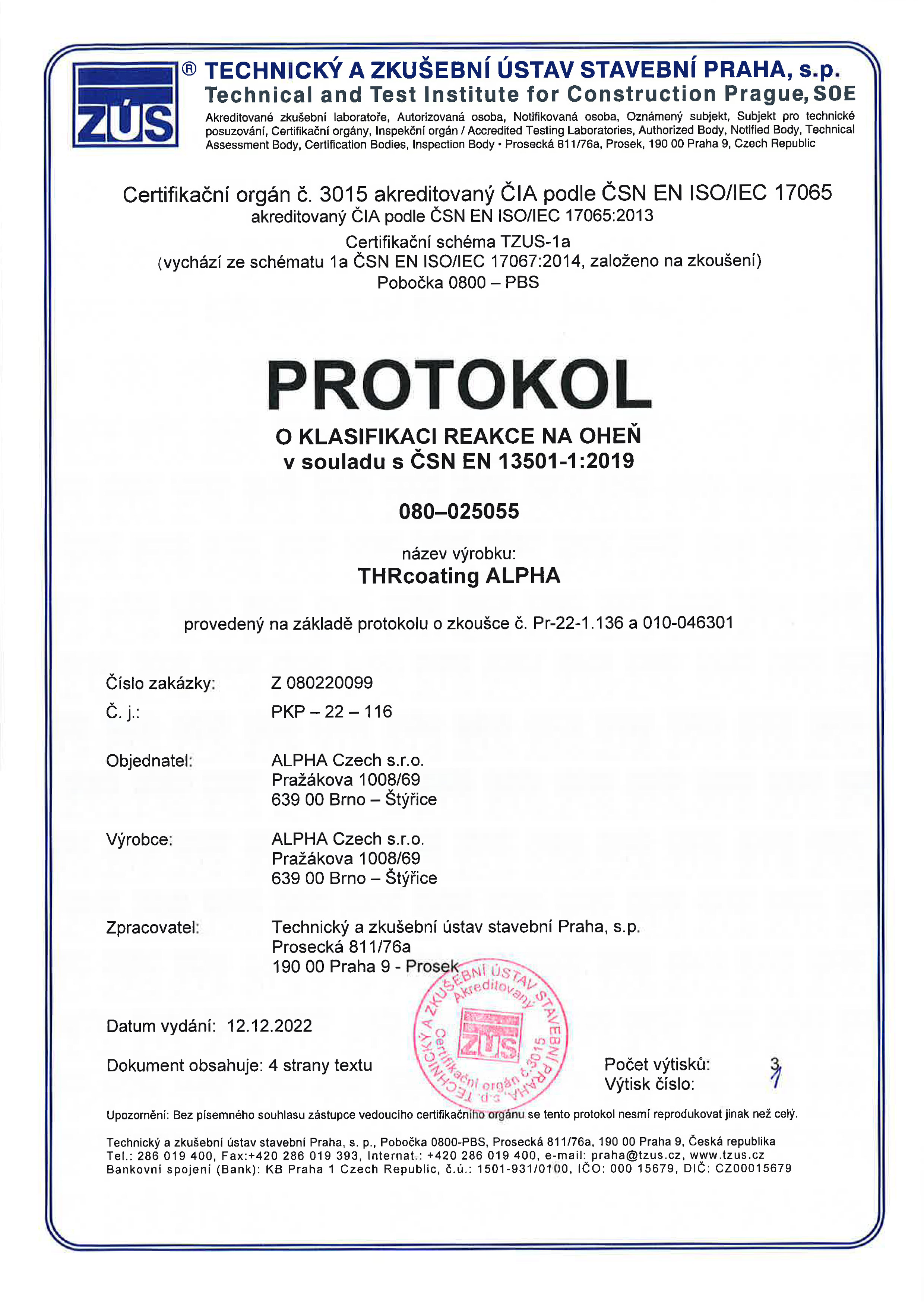 Certifikát